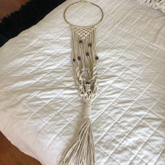 BOHO MACRAME HANGING PLANT HOLDER - Picture 3 of 9